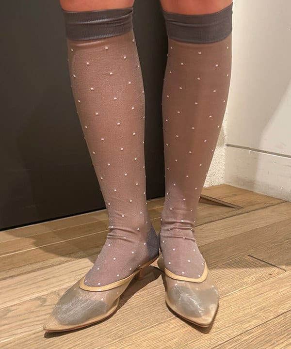 佐藤 亜美さんの「BEAMS WOMEN｜ボーダー レース スリーブ Tシャツ」を使ったコーディネート