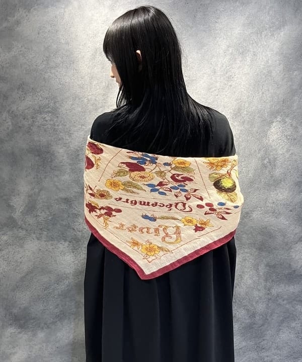 nodokaさんの「BEAMS WOMEN｜manipuri / シーズナルフルーツ リネン ストール」を使ったコーディネート