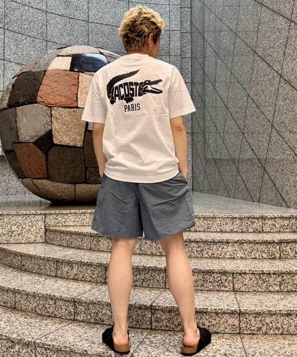 配島 孝明さんの「BEAMS WOMEN｜【別注】LACOSTE / ロゴTシャツ」を使ったコーディネート