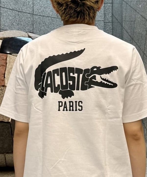 配島 孝明さんの「BEAMS WOMEN｜【別注】LACOSTE / ロゴTシャツ」を使ったコーディネート