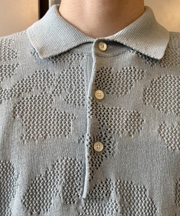 うえきんぐさんの「12ゲージ メッシュ ポロシャツ」を使ったコーディネート