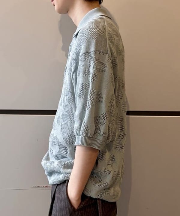 うえきんぐさんの「12ゲージ メッシュ ポロシャツ」を使ったコーディネート