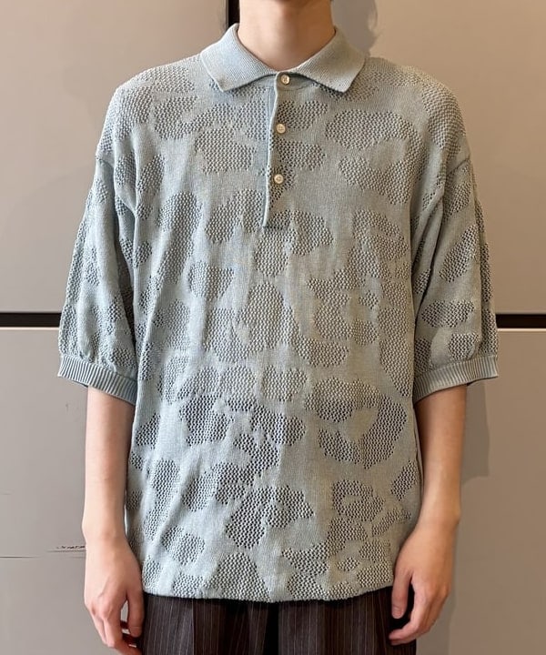 うえきんぐさんの「12ゲージ メッシュ ポロシャツ」を使ったコーディネート