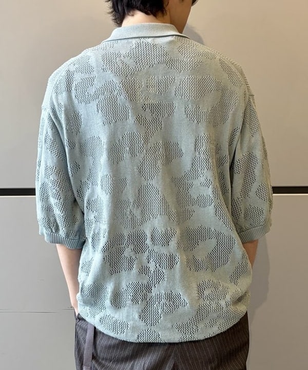 うえきんぐさんの「12ゲージ メッシュ ポロシャツ」を使ったコーディネート