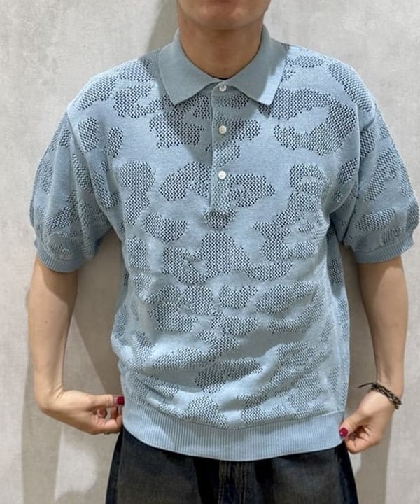 配島 孝明さんの「BEAMS WOMEN｜12ゲージ メッシュ ポロシャツ」を使ったコーディネート