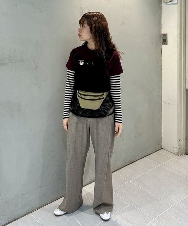 ナツハさんの「BEAMS WOMEN｜ボーイ ベーシック Tシャツ」を使ったコーディネート