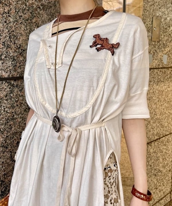 小原 もこさんの「BEAMS WOMEN｜■STAR OF HOLLYWOOD / TYPEWRITER COTTON OPEN SHIRT “POLKA DOT”」を使ったコーディネート