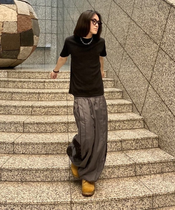 はるひむさんの「BEAMS WOMEN｜テレコ Tシャツ」を使ったコーディネート