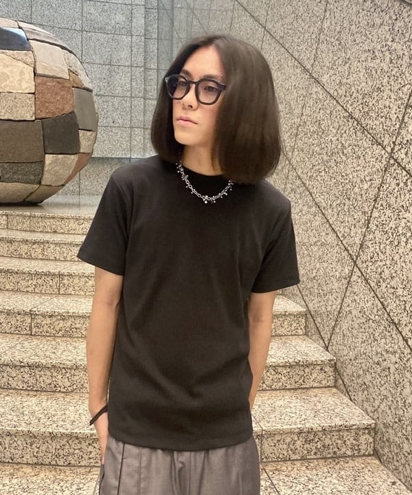 はるひむさんの「BEAMS WOMEN｜テレコ Tシャツ」を使ったコーディネート