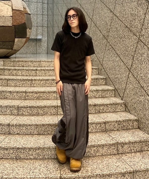 はるひむさんの「BEAMS WOMEN｜テレコ Tシャツ」を使ったコーディネート