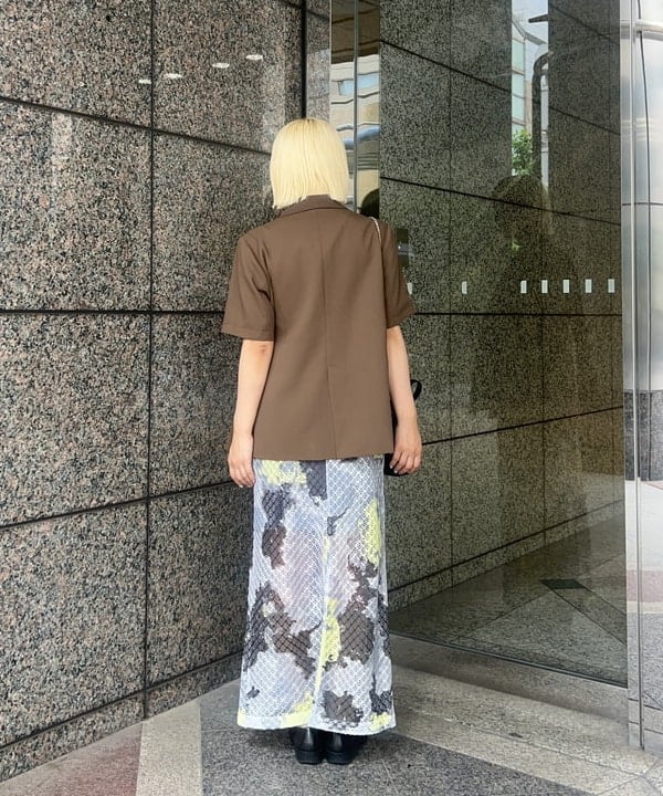 あさひさんの「BEAMS WOMEN｜blicenscell / sequin buscket バッグ」を使ったコーディネート