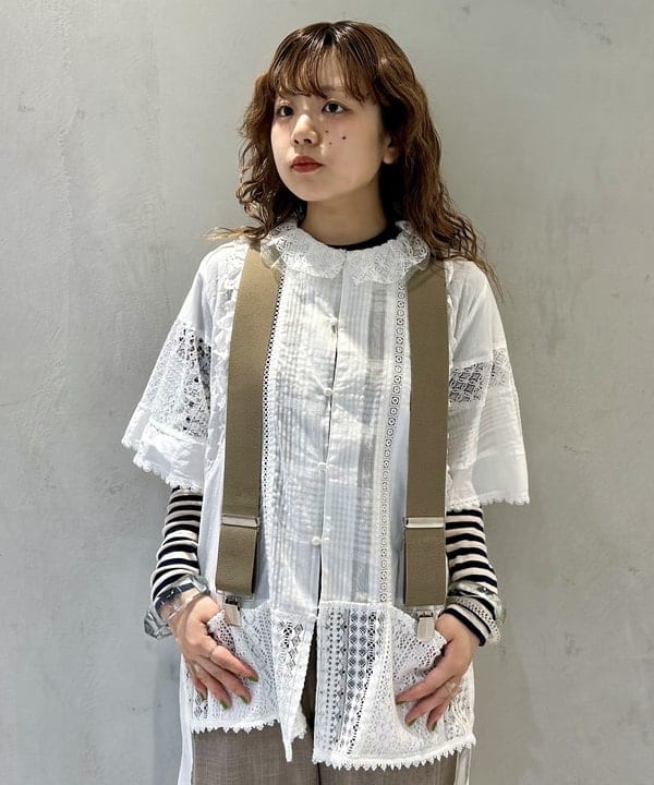 ナツハさんの「BEAMS WOMEN｜maturely / ディープ タック ワイド スラックス」を使ったコーディネート