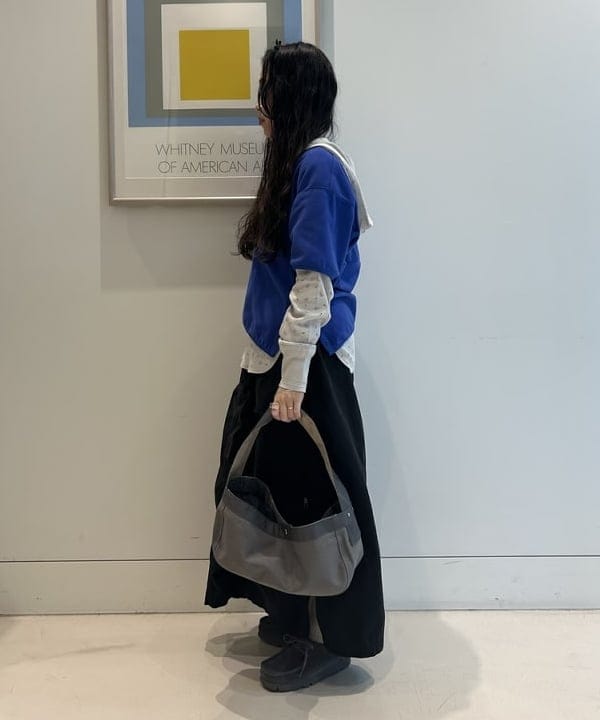 清水 彩乃さんの「BEAMS WOMEN｜フリース ハーフジップ ショートスリーブ」を使ったコーディネート