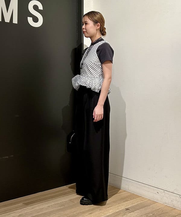 早川 萌子さんの「BEAMS WOMEN｜ボーイ ベーシック Tシャツ」を使ったコーディネート