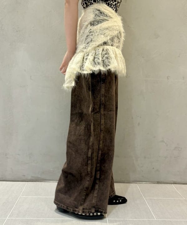 ヒカリさんの「BEAMS WOMEN｜オーバーダイ デニム パンツ」を使ったコーディネート