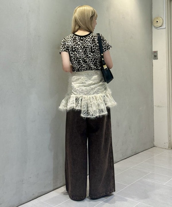 ヒカリさんの「BEAMS WOMEN｜オーバーダイ デニム パンツ」を使ったコーディネート