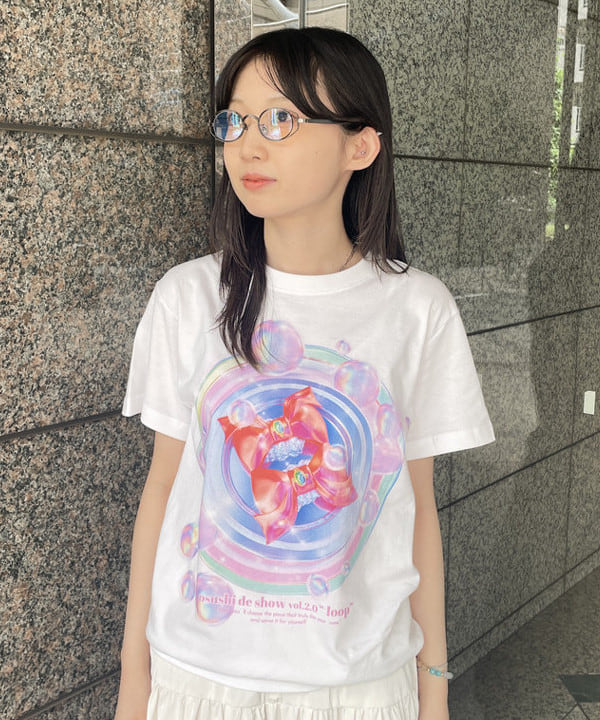 加歩さんの「BEAMS WOMEN｜グロッシー バルーン スカート」を使ったコーディネート