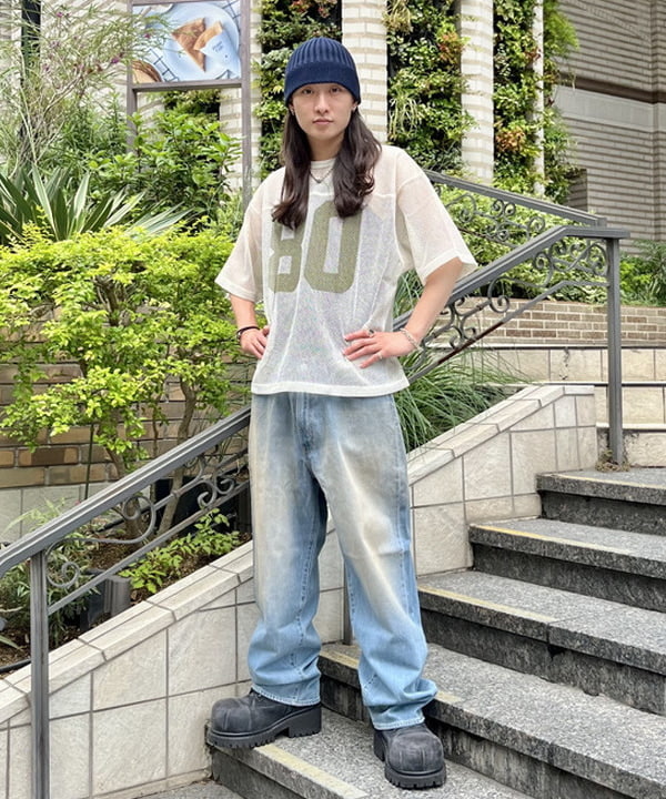 こたろうさんの「BEAMS WOMEN｜コットン リブ ワッチキャップ」を使ったコーディネート