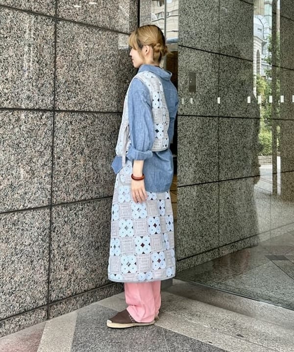 小原 もこさんの「BEAMS WOMEN｜ボーイ ベーシック Tシャツ」を使ったコーディネート