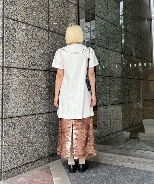 あさひさんの「BEAMS WOMEN｜レース アップ ミニ バッグ」を使ったコーディネート