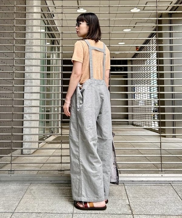 marieさんの「BEAMS WOMEN｜ダンガリー サロペット」を使ったコーディネート