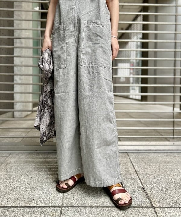 marieさんの「BEAMS WOMEN｜ダンガリー サロペット」を使ったコーディネート