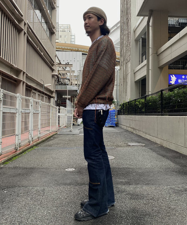 植木 竜也さんの「BEAMS WOMEN｜メッシュ パターンド Tシャツ」を使ったコーディネート