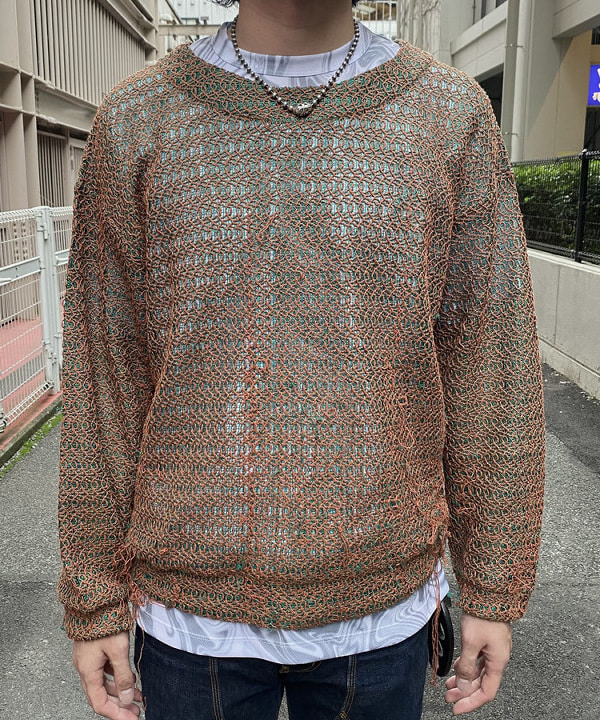 植木 竜也さんの「BEAMS WOMEN｜メッシュ パターンド Tシャツ」を使ったコーディネート