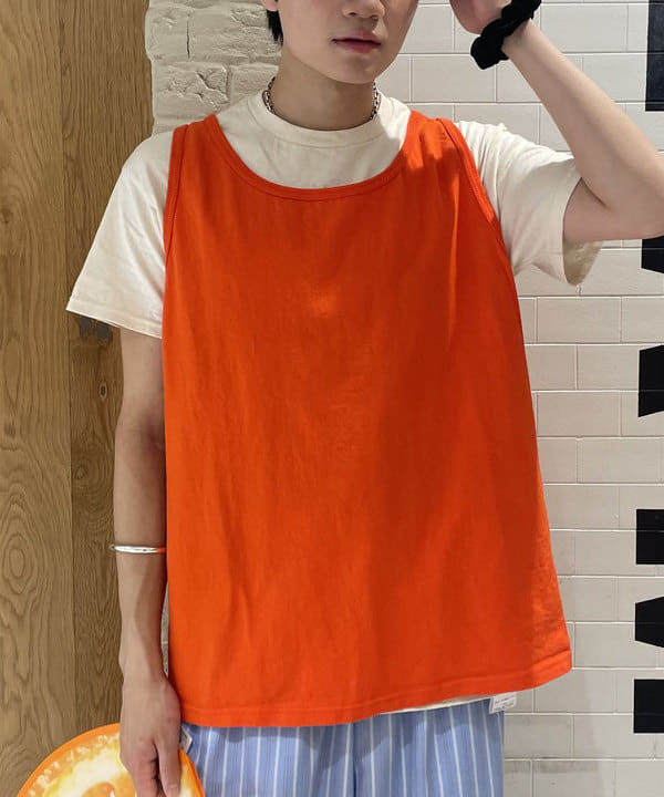 マツミヤさんの「BEAMS WOMEN｜Goodwear / タンクトップ」を使ったコーディネート