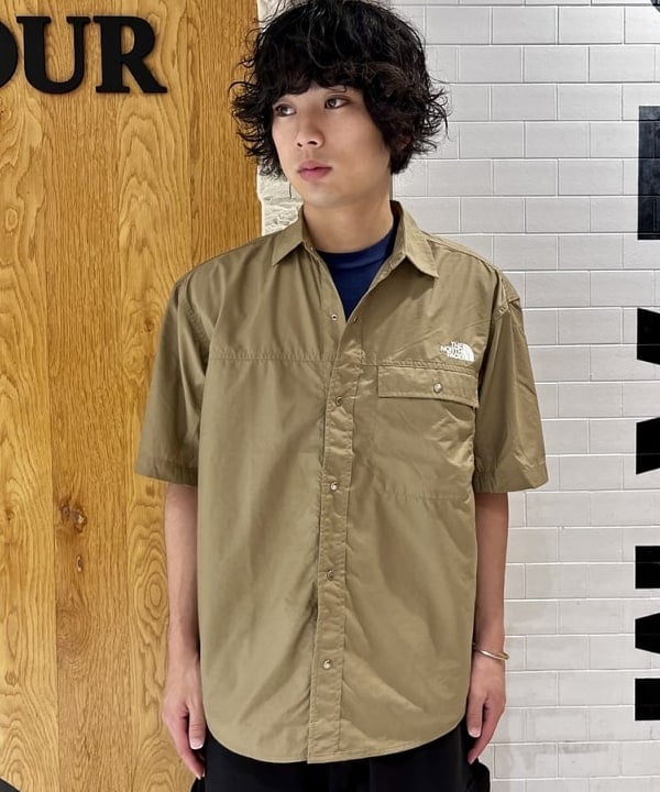 流聖さんの「BEAMS WOMEN｜THE NORTH FACE / ショートスリーブ ヌプシ シャツ」を使ったコーディネート