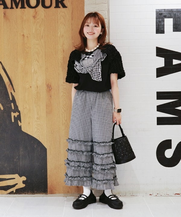 Joさんの「BEAMS WOMEN｜メッシュ シャイニー バッグ」を使ったコーディネート