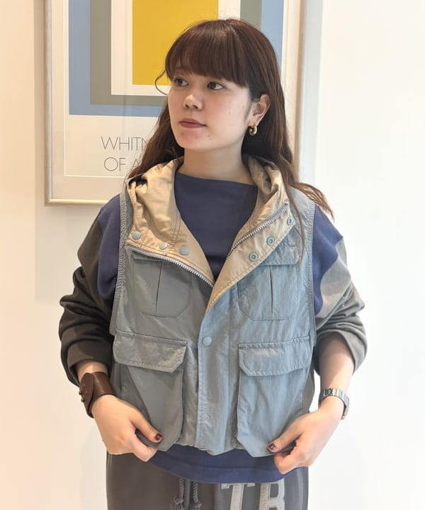 カスタニ モモノさんの「BEAMS WOMEN｜エルボー パッチ バスク ロングスリーブ」を使ったコーディネート