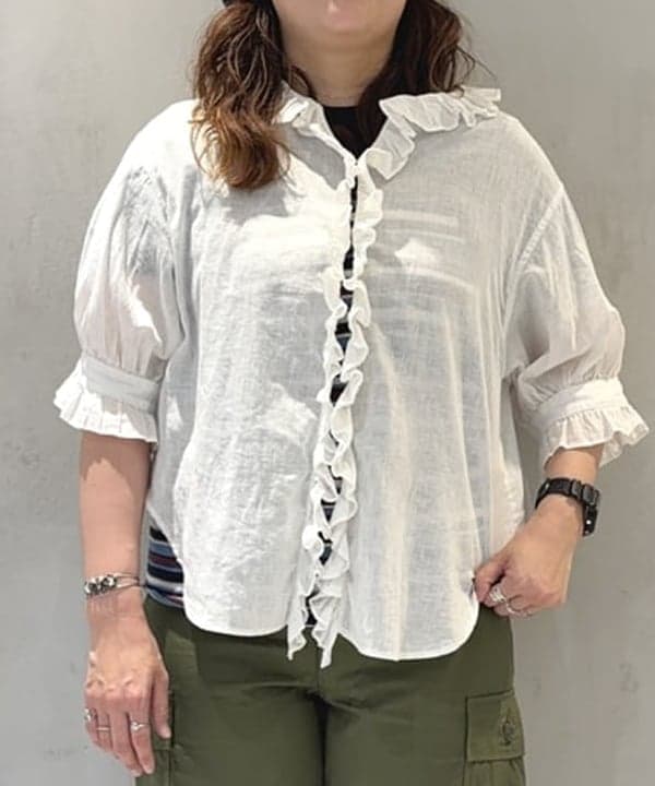 kawaiさんの「BEAMS WOMEN｜【別注】BUZZ RICKSON'S / ポプリン アーミーパンツ」を使ったコーディネート