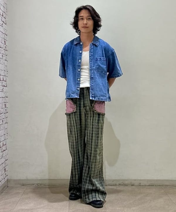 Kellyさんの「BEAMS WOMEN｜ショート デニム シャツ」を使ったコーディネート