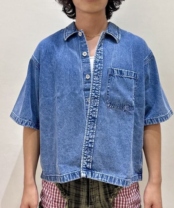 Kellyさんの「BEAMS WOMEN｜ショート デニム シャツ」を使ったコーディネート