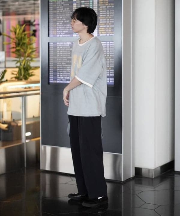 SUDOさんの「BEAMS WOMEN｜メッシュライク 2プリーツ テーパード スラックス」を使ったコーディネート