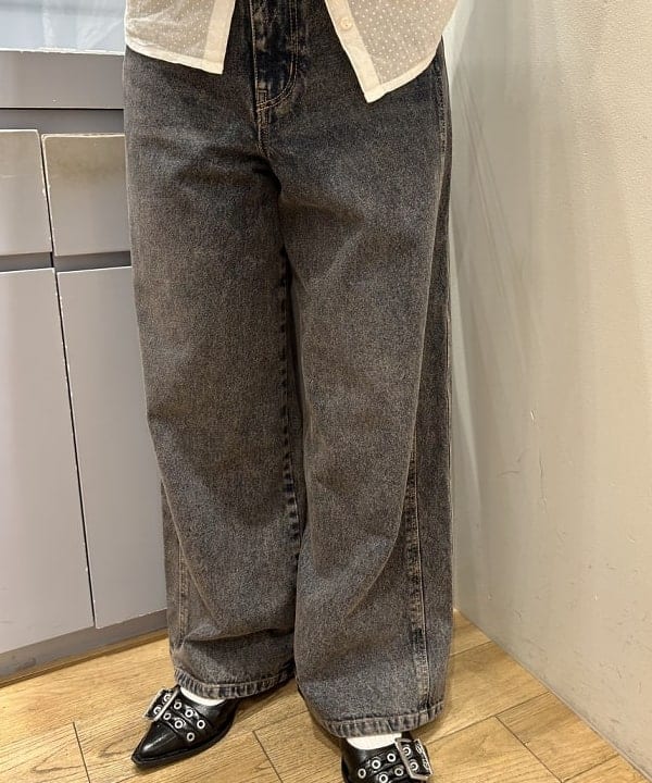 ナカノ アイさんの「BEAMS WOMEN｜オーバーダイ デニム パンツ」を使ったコーディネート