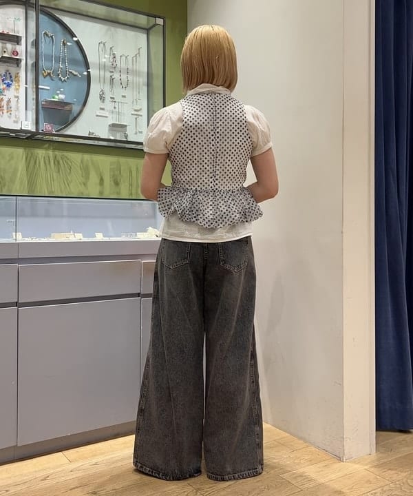 ナカノ アイさんの「BEAMS WOMEN｜オーバーダイ デニム パンツ」を使ったコーディネート