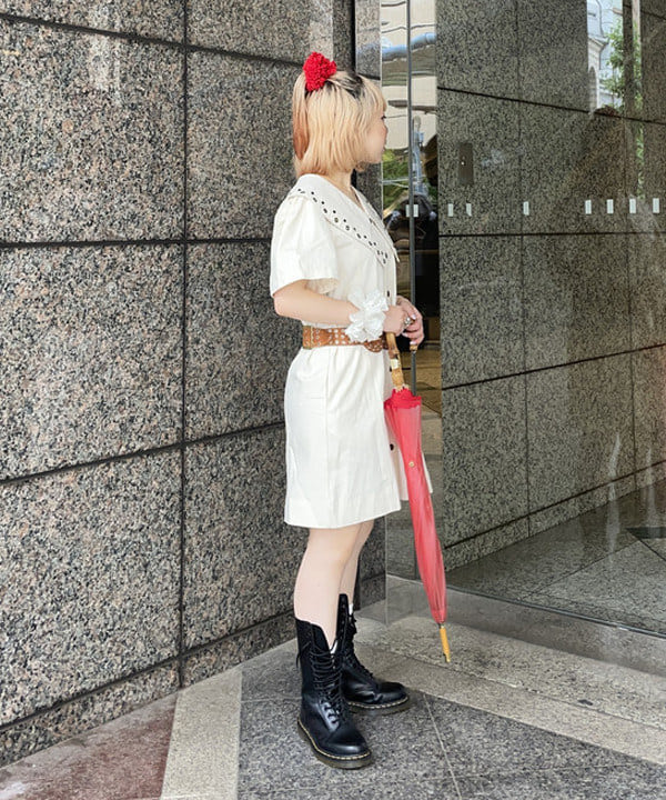 まゆちゃんさんの「BEAMS WOMEN｜Traditional Weatherwear / バンブー ビニール傘」を使ったコーディネート