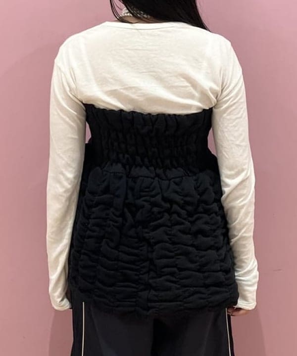 晶さんの「BEAMS WOMEN｜ストライプ キリカエ トラックパンツ」を使ったコーディネート