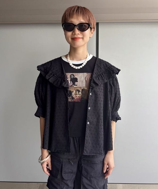 みりさんの「【別注】GOOD ROCK SPEED / Wicked / リンガー Tシャツ」を使ったコーディネート