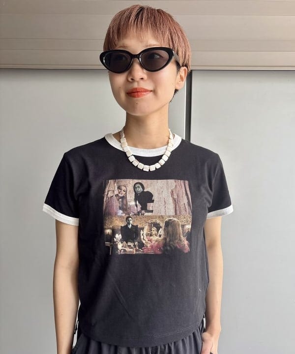 みりさんの「【別注】GOOD ROCK SPEED / Wicked / リンガー Tシャツ」を使ったコーディネート