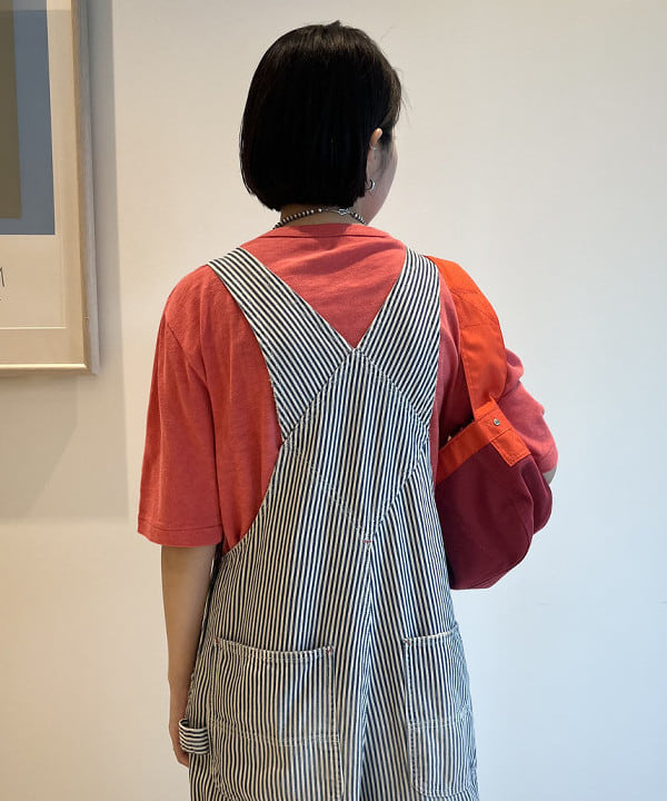 ミナミマリコさんの「BEAMS WOMEN｜【別注】BIGMAC / ヒッコリー オーバーオール」を使ったコーディネート