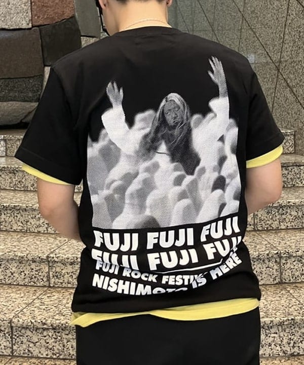 赤羽 花さんの「BEAMS WOMEN｜〈WOMEN〉FUJI ROCK FESTIVAL'25 / NISHIMOTO IS THE MOUTH MUSIC T-SHIRT」を使ったコーディネート