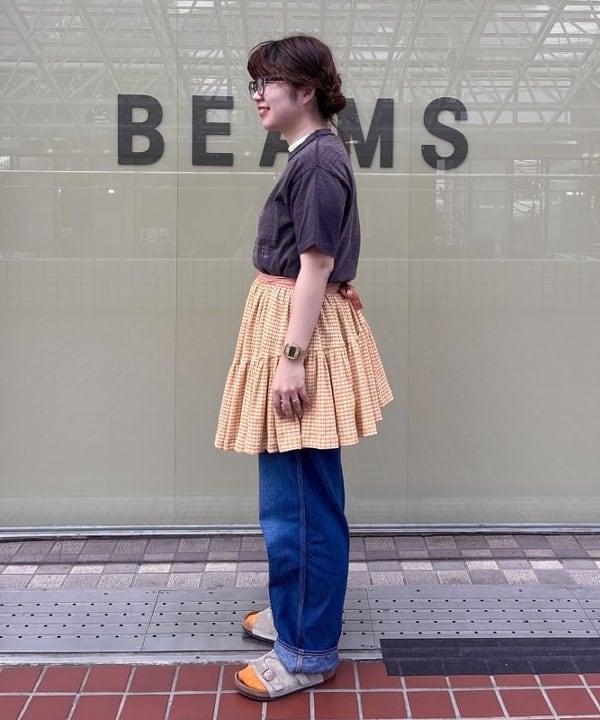 かわい みづきさんの「ボーイ ベーシック Tシャツ」を使ったコーディネート