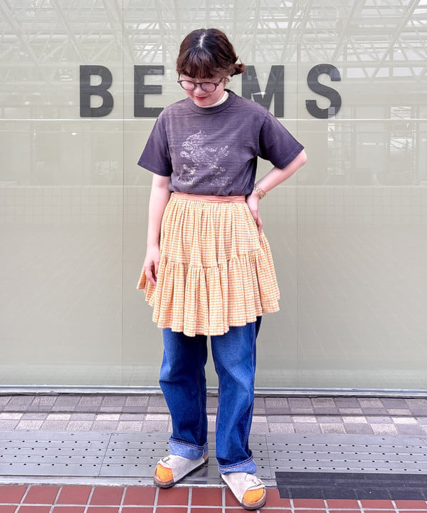 かわい みづきさんの「ボーイ ベーシック Tシャツ」を使ったコーディネート