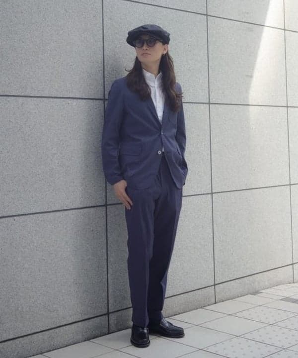 こたろうさんの「BEAMS WOMEN｜COOLMAX(R) シアサッカー 3ボタン ジャケット」を使ったコーディネート