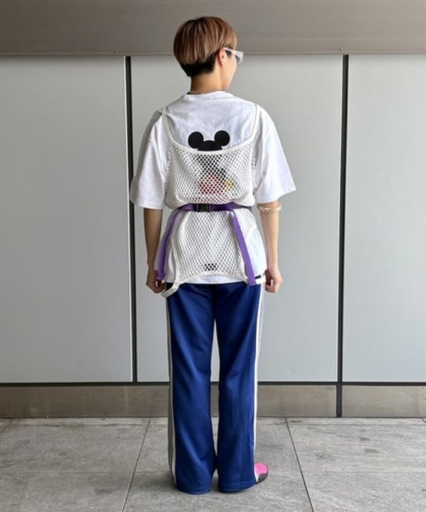 みりさんの「【別注】Champion / ミッキー Tシャツ」を使ったコーディネート