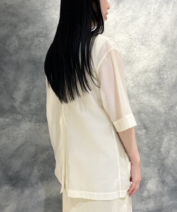 OSUMIさんの「BEAMS WOMEN｜シアー オーバー テーラージャケット」を使ったコーディネート