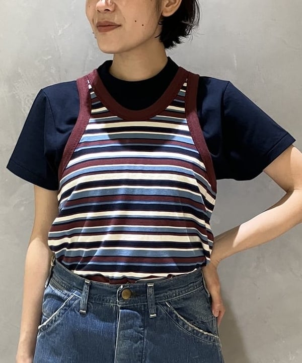 葵さんの「BEAMS WOMEN｜ボーイ ベーシック Tシャツ」を使ったコーディネート